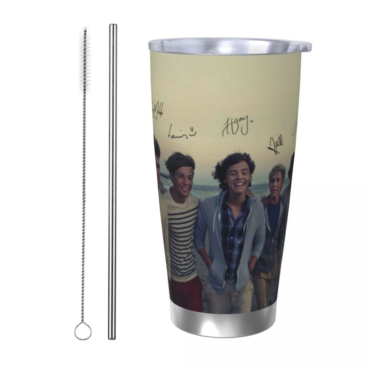 Stainless Steel Straw - Kubek samochodowy O-One-D-Directions 20oz ze stali