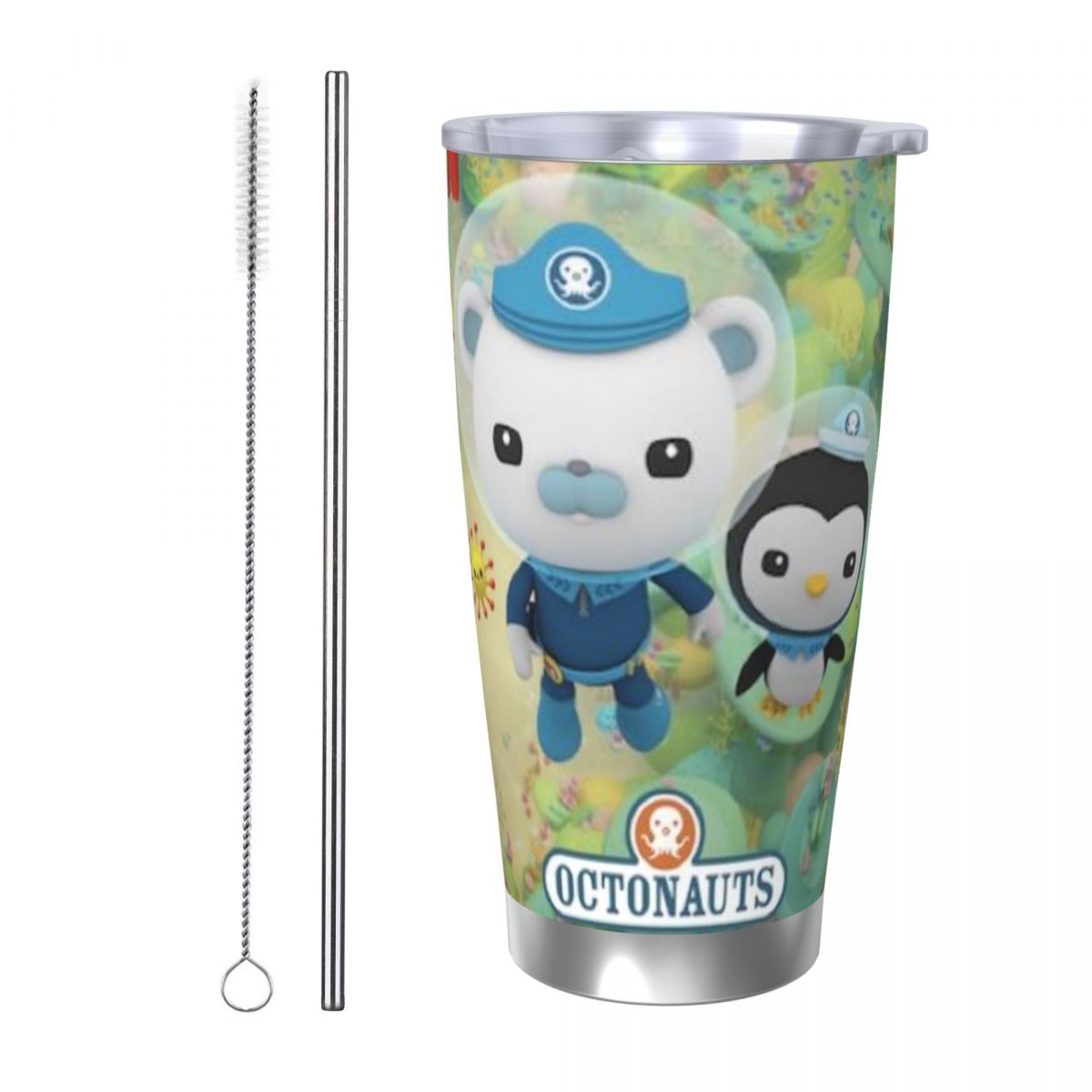 Stainless Steel Straw - Kubek termiczny Octonauts 20oz ze stali