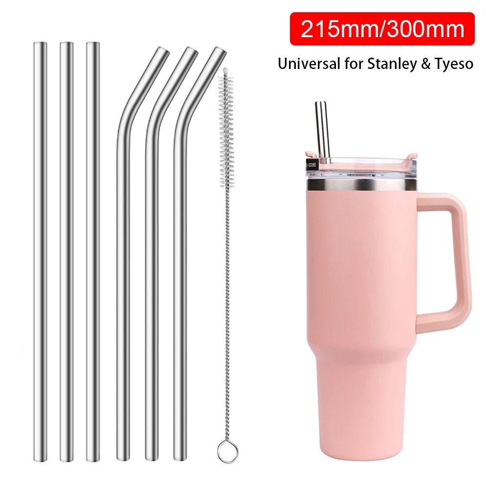 6 szt. Słomki do picia ze stal – Stainless Steel Straw recenzja i cena
