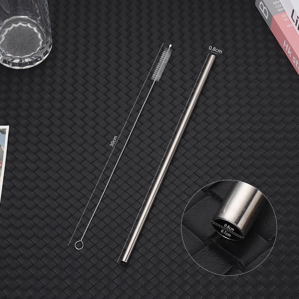 6 szt. Słomki do picia ze stal – Stainless Steel Straw recenzja i cena