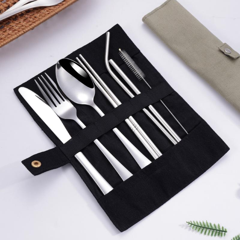 8-częściowy zestaw sztućców po – Stainless Steel Straw recenzja i cena