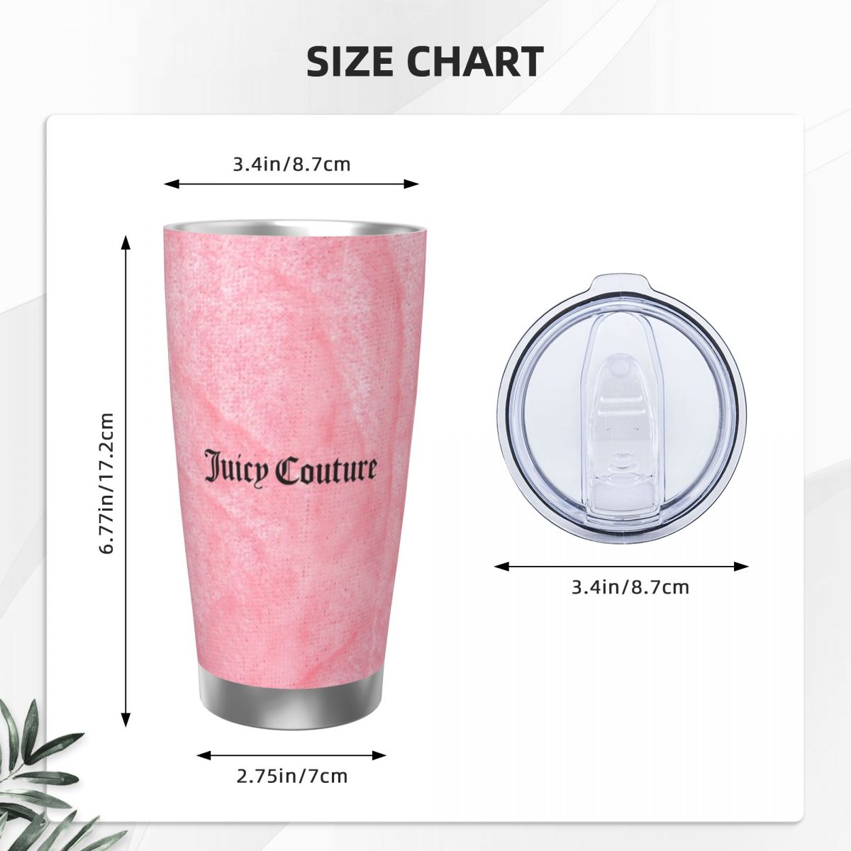 Kubek samochodowy J-Juicy-C-Co – Stainless Steel Straw recenzja i cena